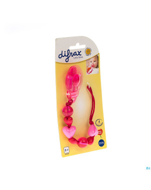 Difrax attache sucette coeurs    980