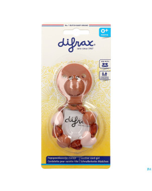 Difrax attache sucette coeurs    980