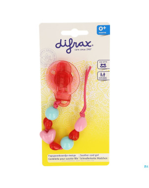 Difrax attache sucette coeurs    980