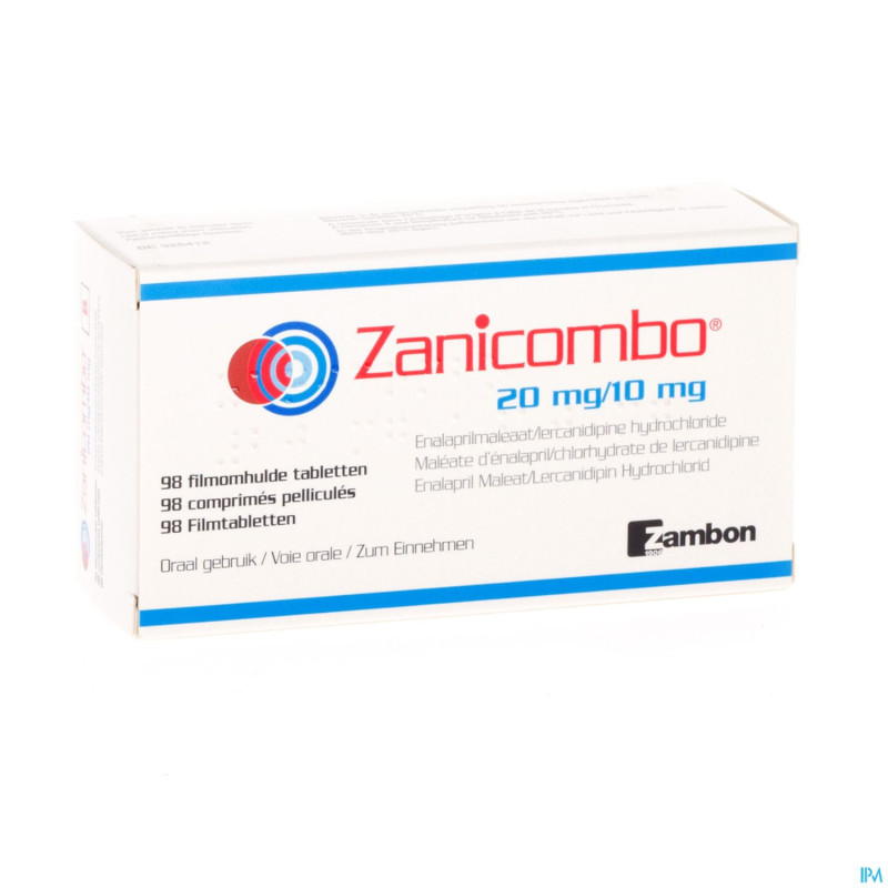 Zanicombo 20 mg/10 mg comp pell 98