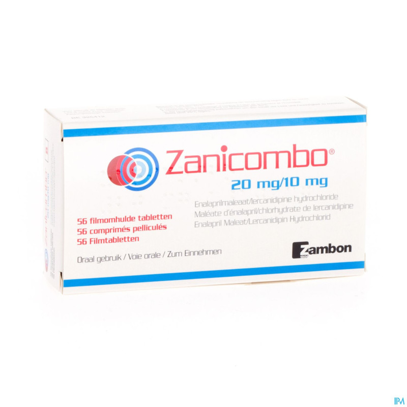 Zanicombo 20 mg/10 mg comp pell 56
