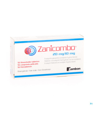 Zanicombo 20 mg/10 mg comp pell 56