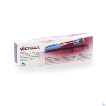 Victoza 6mg/ml sol inj stylo prerempli 2 x 3ml