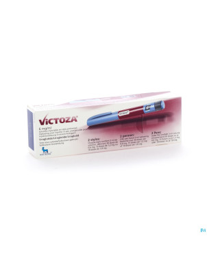 Victoza 6mg/ml sol inj stylo prerempli 2 x 3ml