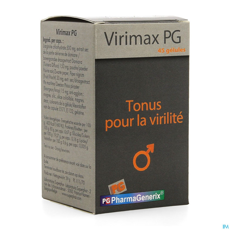 Virimax pg pharmagenerix    caps  45