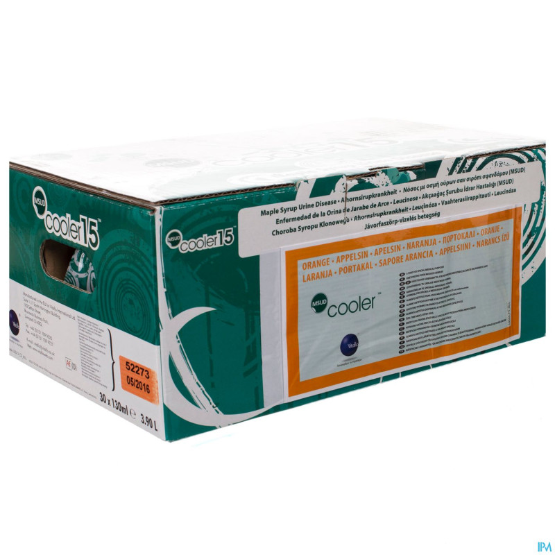 Msud cooler 15 orange/oranje nf 30 x 130 ml