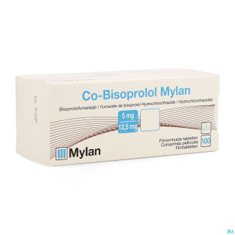 Co bisoprolol viatris 5mg/12,5mg comp enrob 100