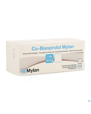 Co bisoprolol viatris 5mg/12,5mg comp enrob 100