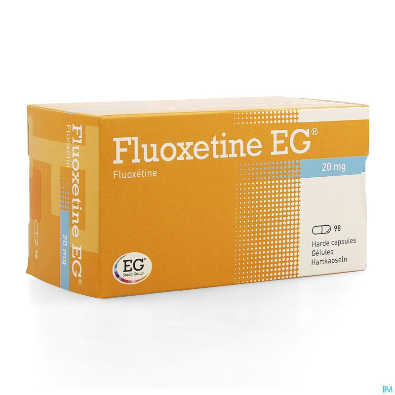 Fluoxetine eg caps 98 x 20 mg