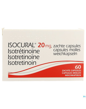 Isocural 20mg pierre fabre dermato caps 60 x 20 mg