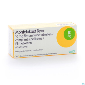 Montelukast teva 10 mg comp pell 98 x 10 mg