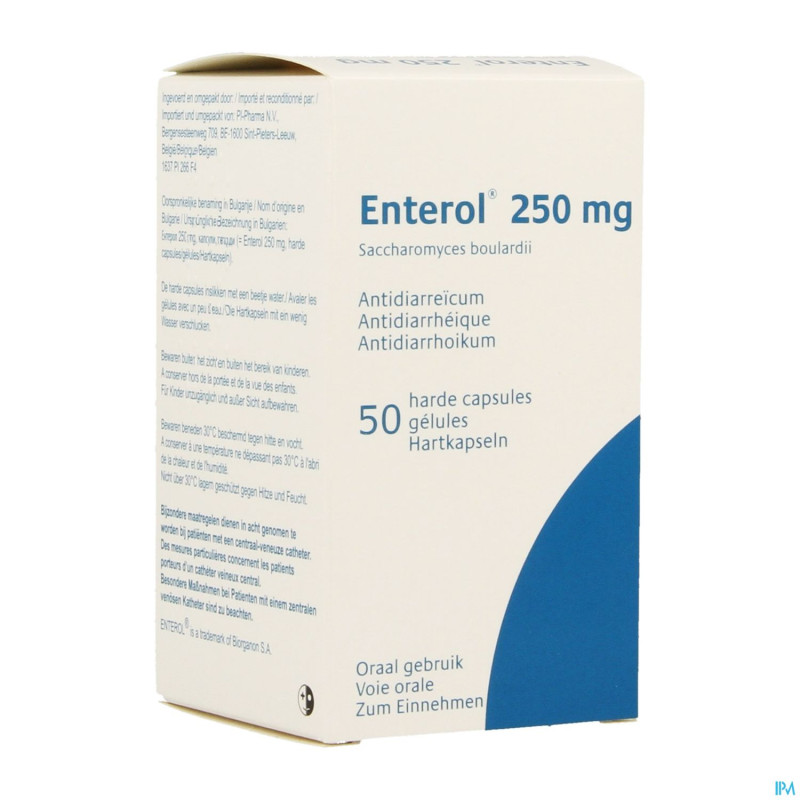 Enterol 250 mg pi pharma caps dur 50 pip