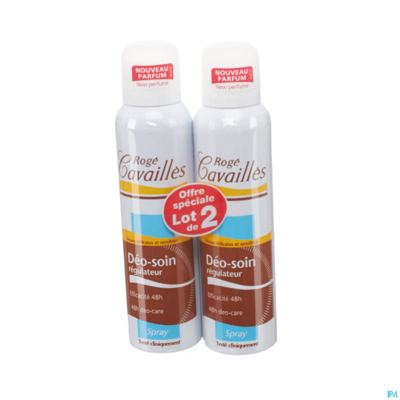 Roge cavailles deo spray mixte p sens nf   2x150ml
