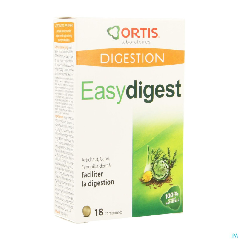 Ortis easy digest    comp 18