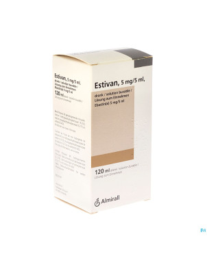 Estivan 5 mg/5 ml sol buvable 120 ml