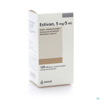 Estivan 5 mg/5 ml sol buvable 120 ml