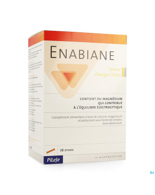 Enabiane orange-citron+edulcorant stick 28x10g