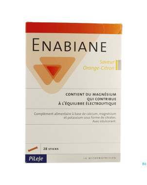 Enabiane orange-citron+edulcorant stick 28x10g