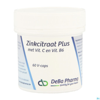 Zinc citrate plus    caps  60    deba