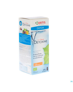 Ortis methoddraine detoxine peche-citron bio 250ml