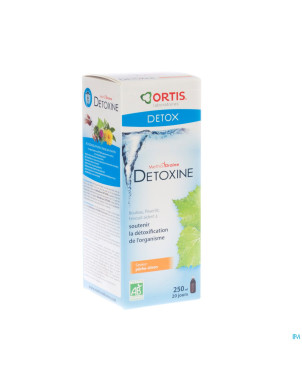 Ortis methoddraine detoxine peche-citron bio 250ml