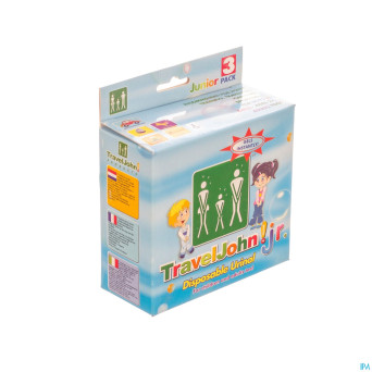 Travel john junior urinal jetable 3x600ml    66914