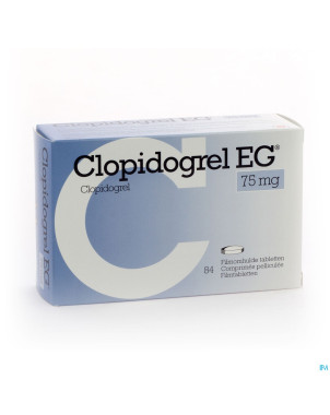 Clopidogrel eg 75 mg comp pell 84 x 75 mg