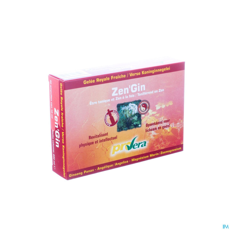 Zen gin amp 20x10ml vera sana