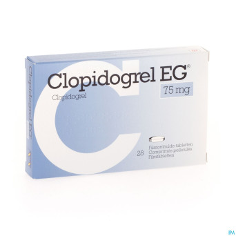 Clopidogrel eg 75 mg comp pell 28 x 75 mg
