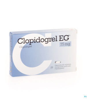 Clopidogrel eg 75 mg comp pell 28 x 75 mg