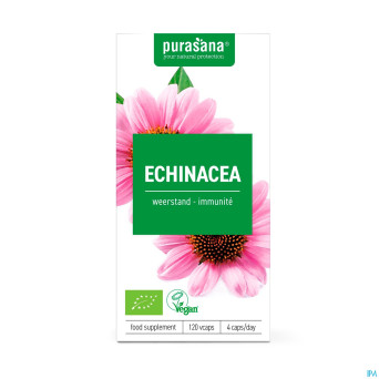 Purasana vegan echinacea bio    caps 120