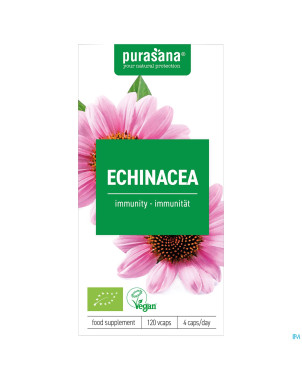 Purasana vegan echinacea bio    caps 120