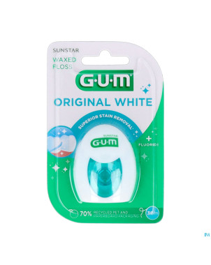 Gum fil dentaire original white 30m    2040