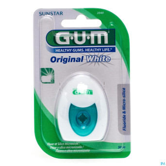 Gum fil dentaire original white 30m    2040