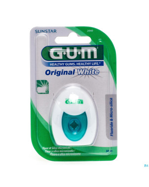 Gum fil dentaire original white 30m    2040