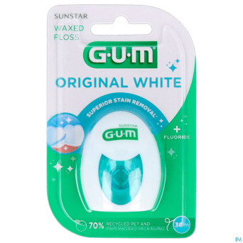 Gum fil dentaire original white 30m    2040