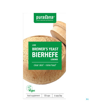 Purasana vegan levure de biere reviv.    caps 120