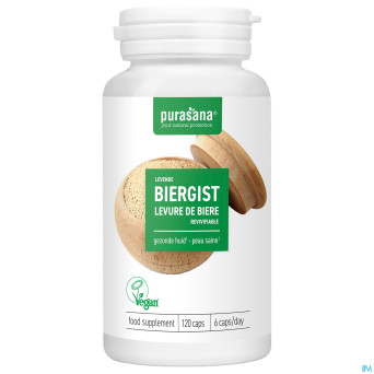 Purasana vegan levure de biere reviv.    caps 120