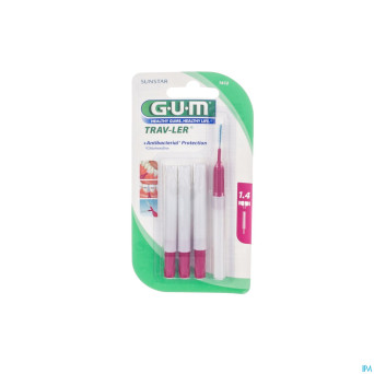 Gum brosse interd.proxa travler 1,4mm 4 1612