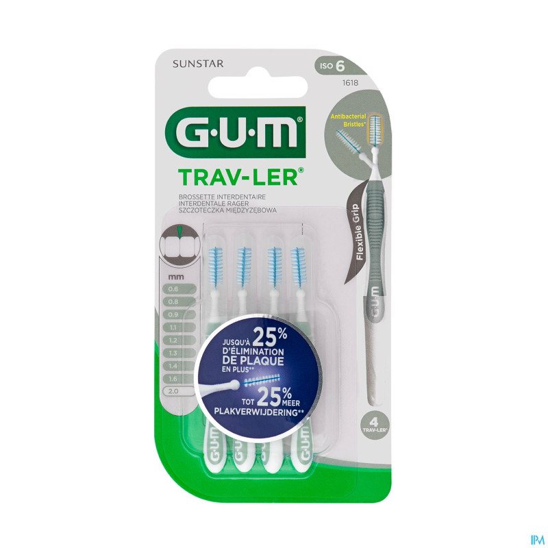 Gum trav-ler brosse interdent 2,0mm 4    1618m4