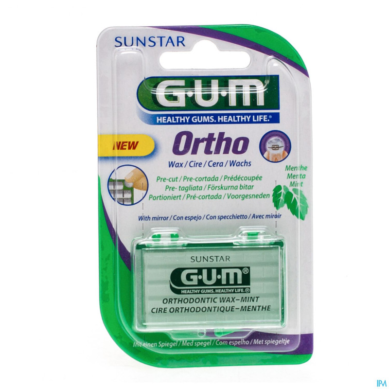 Gum orthodontic wax mint    724