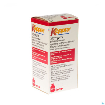 Keppra 100mg/1ml per os fl 150ml+ser admin or5ml