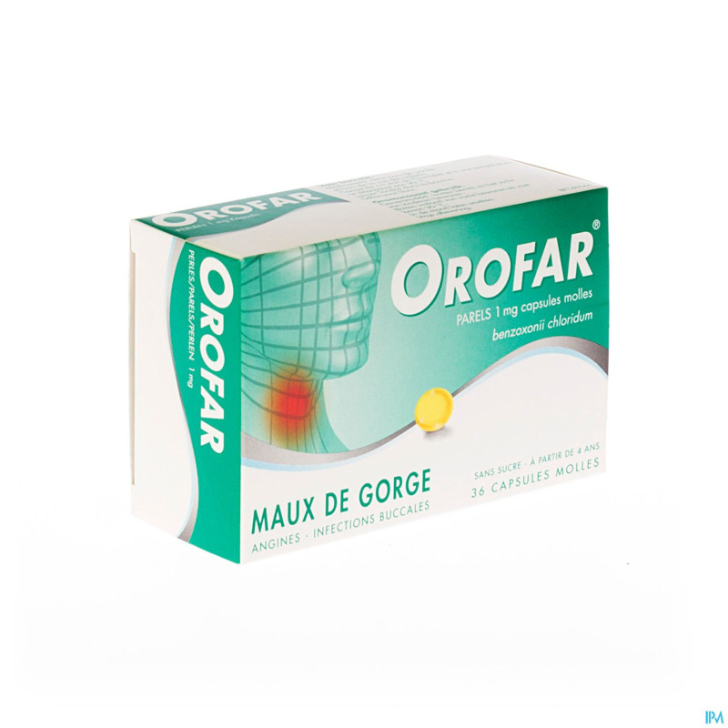Orofar parels-perles 36 x 1 mg