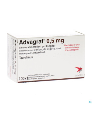 Advagraf caps 100 x 0,5 mg