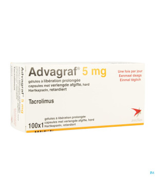 Advagraf caps 100 x 5 mg