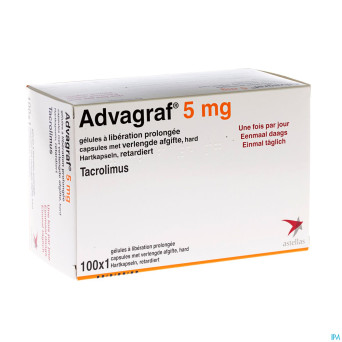 Advagraf caps 100 x 5 mg