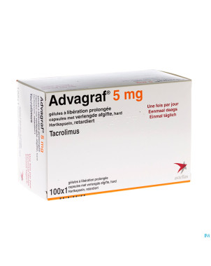 Advagraf caps 100 x 5 mg