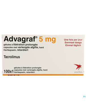 Advagraf caps 100 x 5 mg