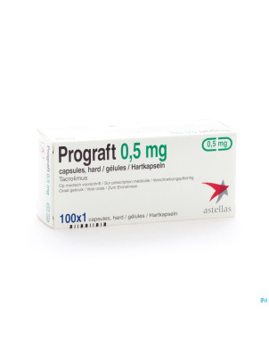 Prograft caps 100 x 0,5 mg ud