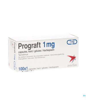 Prograft caps 100 x 1 mg ud